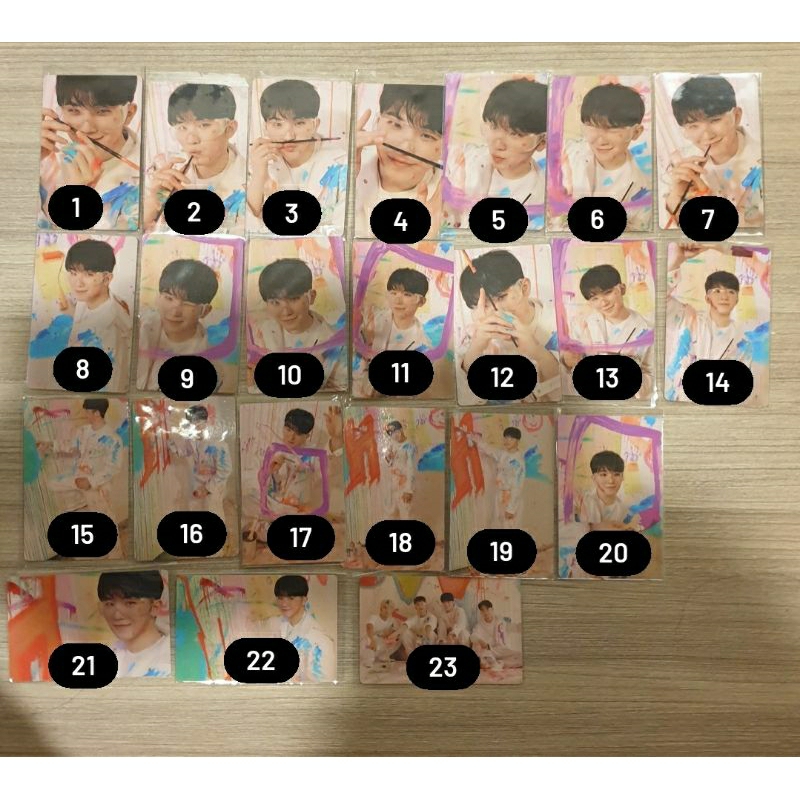 Woozi Carat Ver Face The Sun Seventeen pc album official photocard