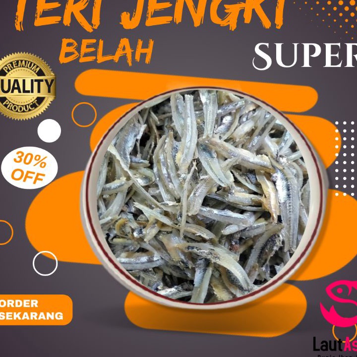 

KI3 Ikan Asin Teri Jengki Belah Belahan Kualitas Super