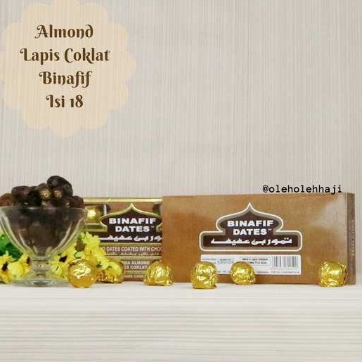 

MURAH MERIAH Almond Kurma Lapis Coklat Binafif Isi 18 Coklat Isi Almond Kurma CoklaAlmond Kurma Lapis Coklat Binafif Isi 18 Coklat Isi Almond Kurma Cokla