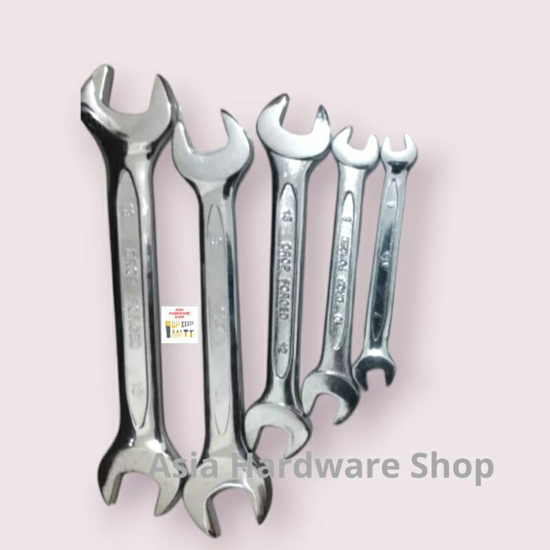 TEKIRO Kunci Pas 14x17 16x17 17x19 18x19 19x21 20x22 21x23 mm Open End Wrench