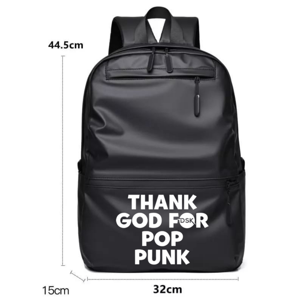 Populasi Store Tas ransel Pria THANKS GOD POP PUNK backpack tas gendong  sekolah Tas Distro Waterpro