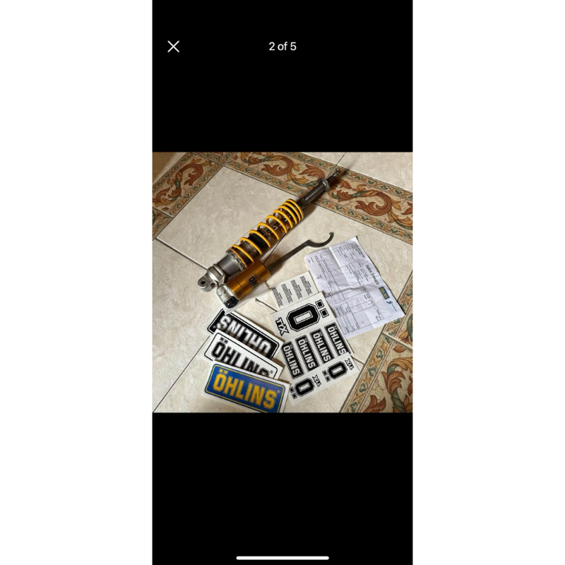 ohlins vespa pnp pesanan