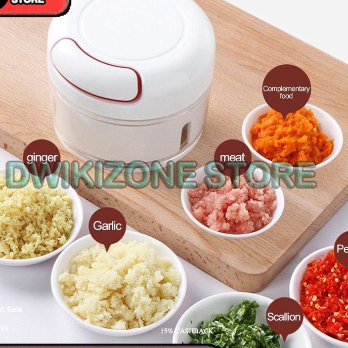 KF7 DZS BLENDER TARIK MINI MANUAL SPEEDY CHOPPER CHOOPER