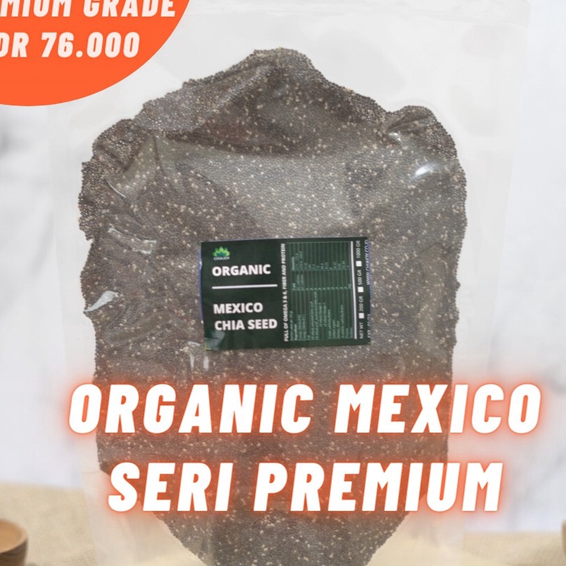

KF7 Black Chia Seed Mexico Organic 1 Kg