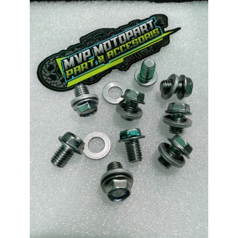 Baut Tutup Pembuangan Oli Gardan  Honda Beat Vario Scoopy Genio Spacy Ori