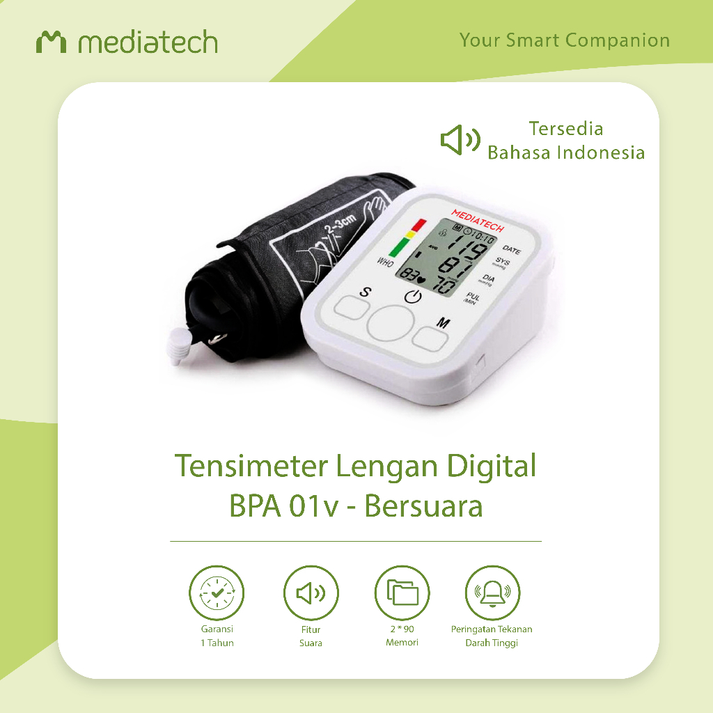 Tensimeter  Digital Mediatech Lengan Digital Otomatis