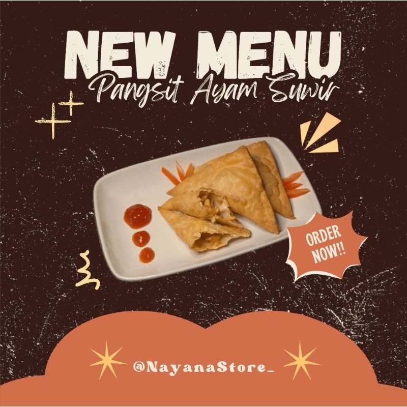

Pangsit Ayam Suwir Goreng/Rebus Ukuran Mini Isi 3 Pcs - Nayana Store