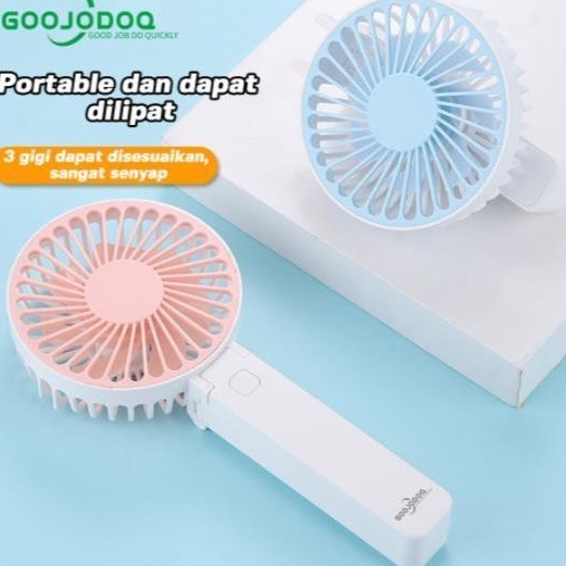 es Goojodoq Kipas mini Lipat Led terbaru  mini fan portable Kipas Angin meja kipas angin genggam Ter