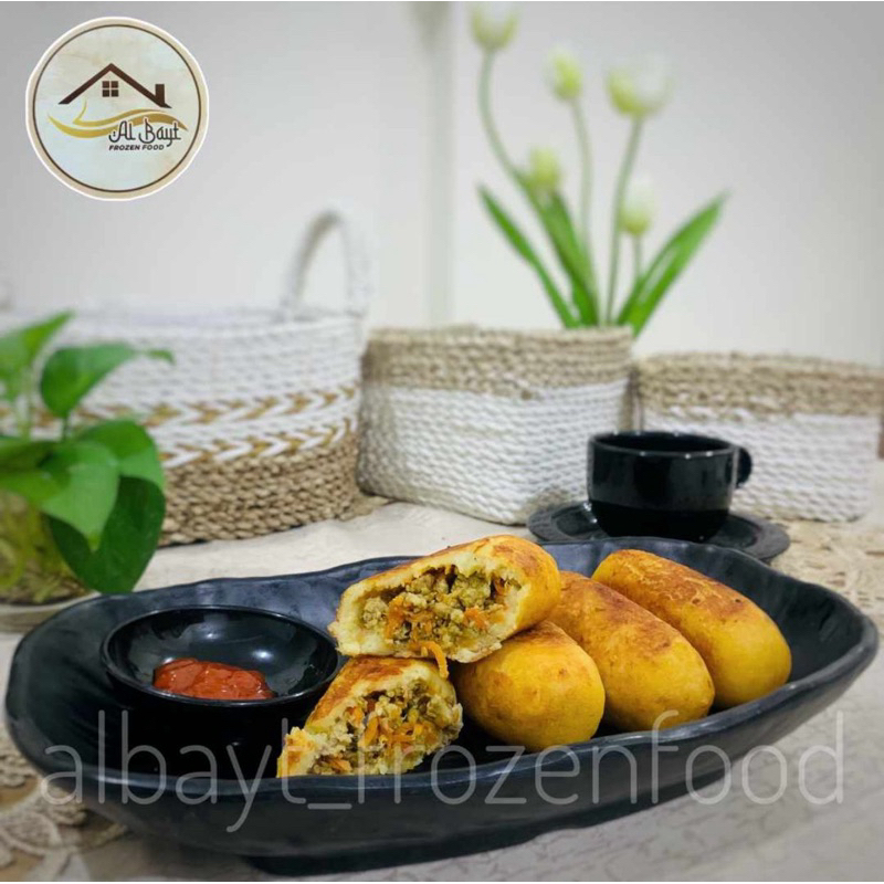 

Kroket daging kentang frozen kroket kentang (isi 8bj) keroket daging keroket kentang frozen food malang