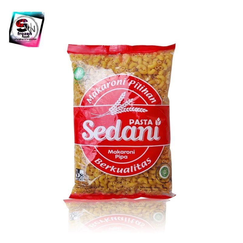 

sedani makaroni pipa dan sepiral kemasan 1 kg