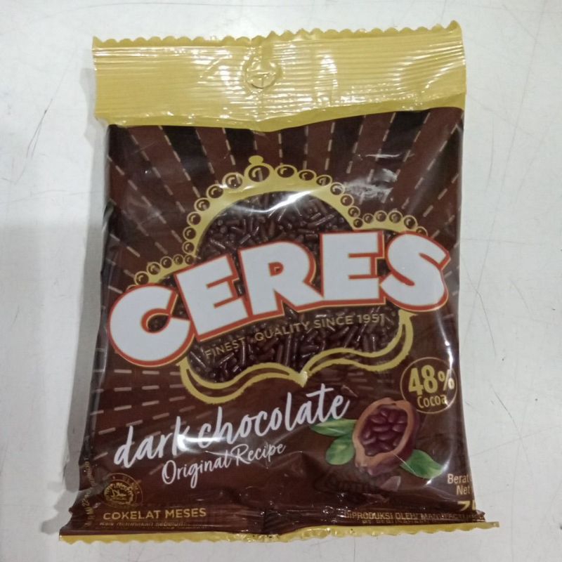 

MEISES COKLAT DARK CERES 75 GRAM