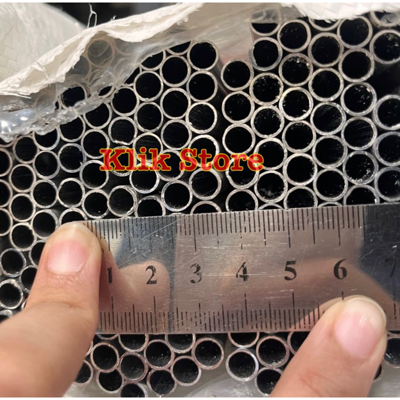 Pipa Bulat 7mm Aluminium panjang 6 meter