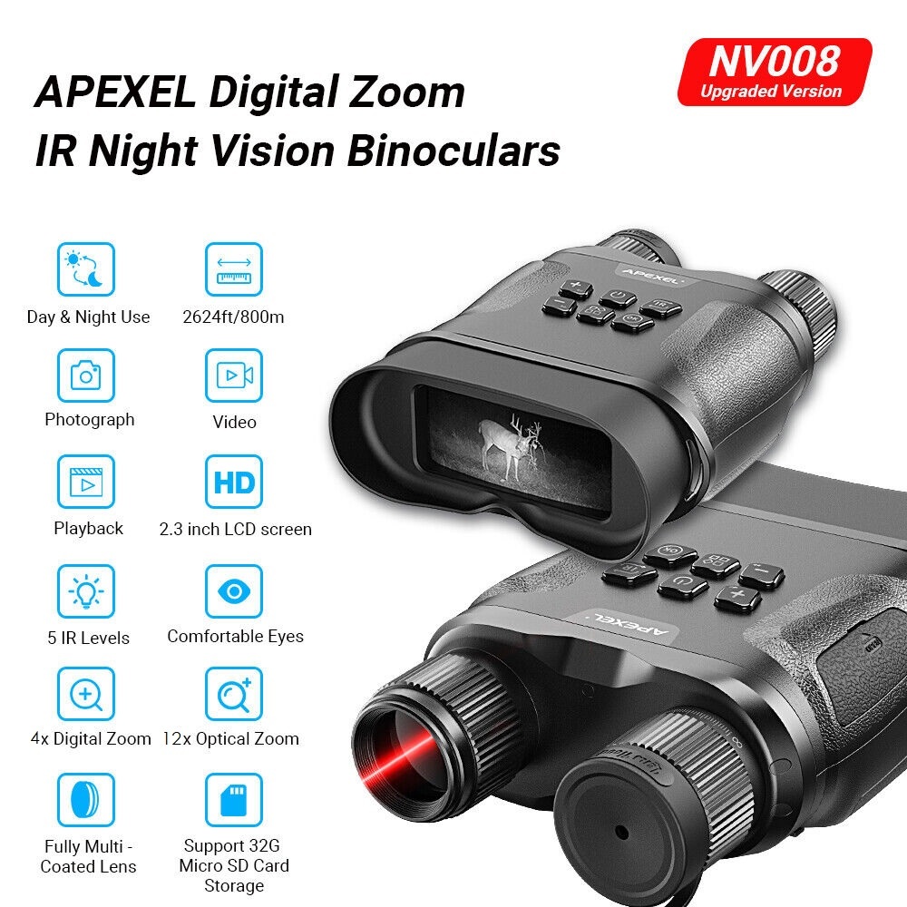 APEXEL APL-NV008 - Digital Night Vision Binocular