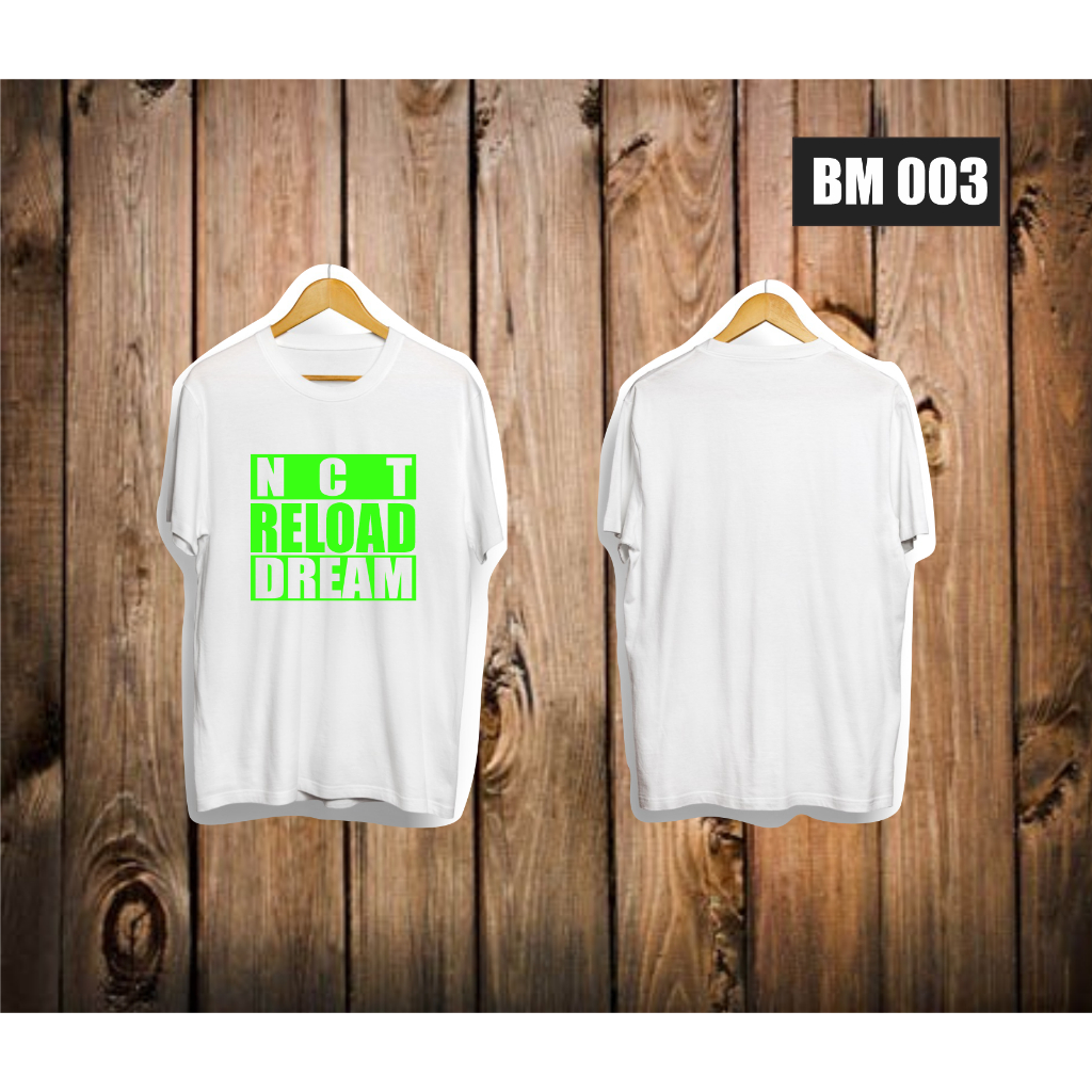 BM003 Kaos NCIT RELOAD DREAM Cotton Combed 30s