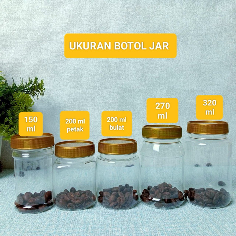 Botol Jar Plastik termurah Botol bumbu Botol selai murah, BOTOL SAMBAL 150ml