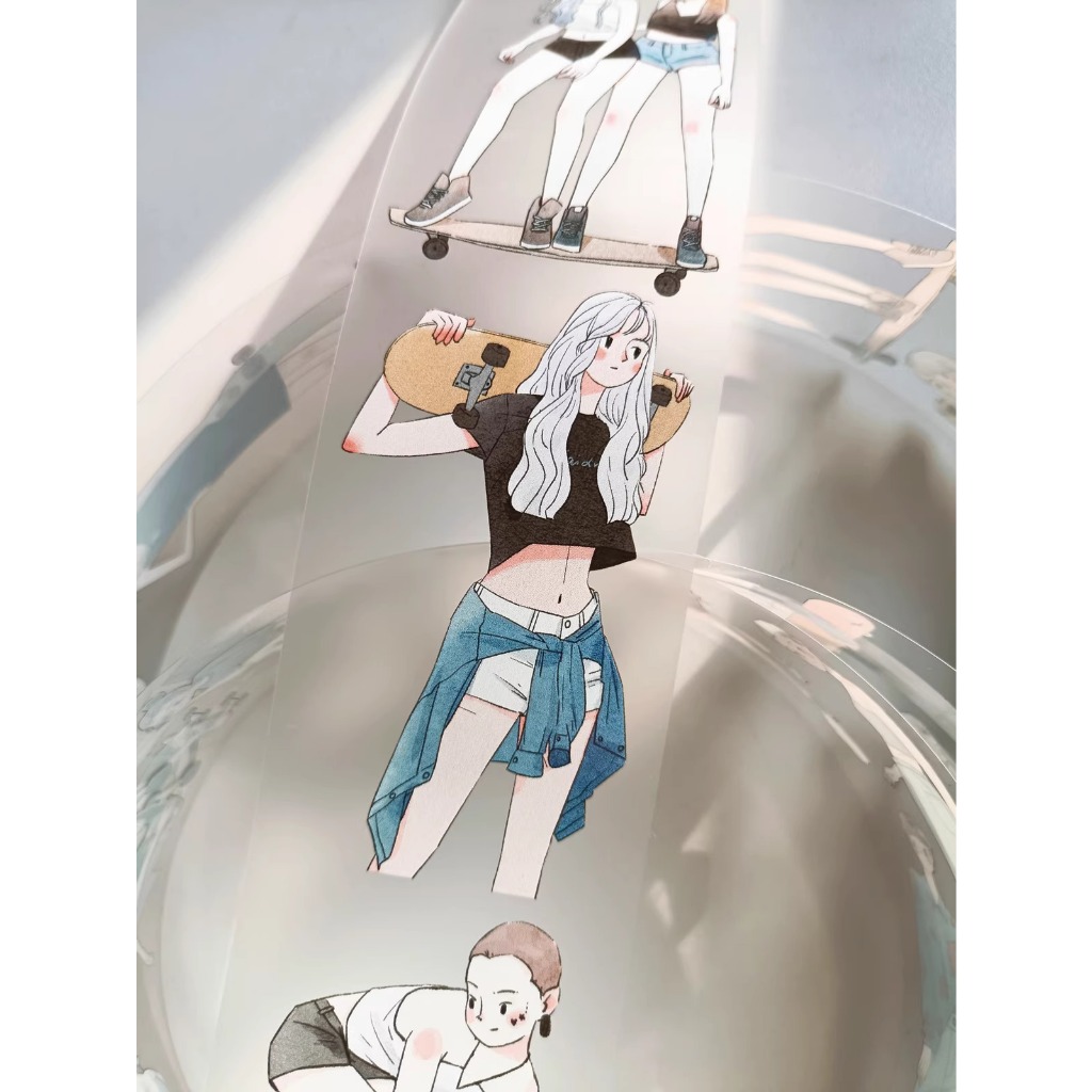 

Kai Xiaoxun Skateboard Girl PET/Matte Tape