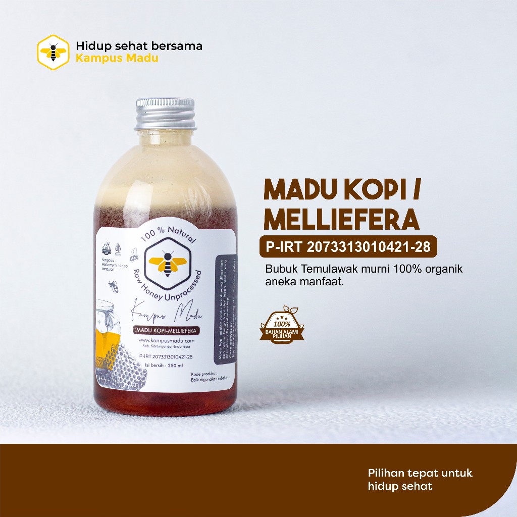 

MADU KOPI (MELIEFERA) MADU MURNI ASLI 100% TANPA CAMPURAN