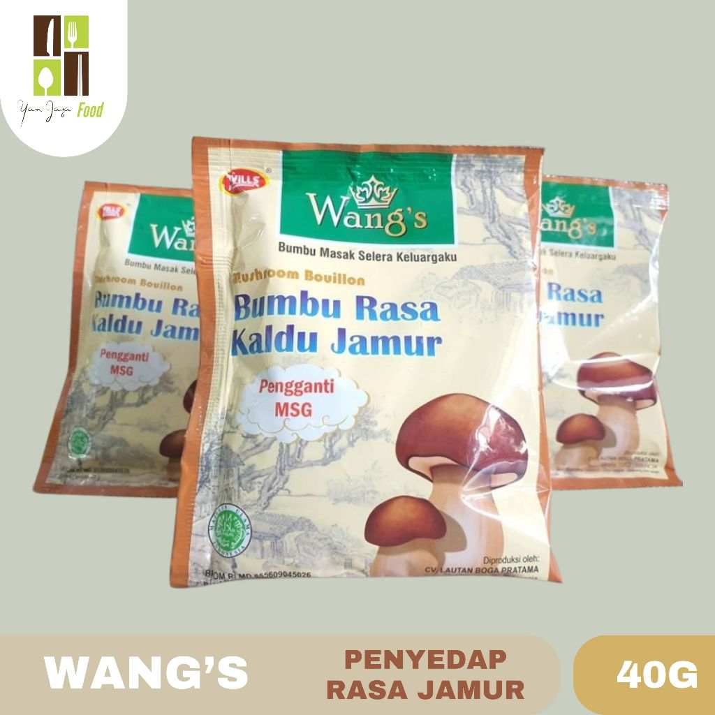 

Wangs Bumbu Kaldu Jamur / Penyedap Rasa 40G