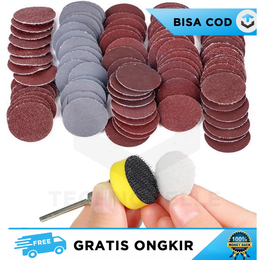 JKL MATA BOR AMPLAS POLES KECIL BULAT SANDING DISC POLISHING SCRUBBING