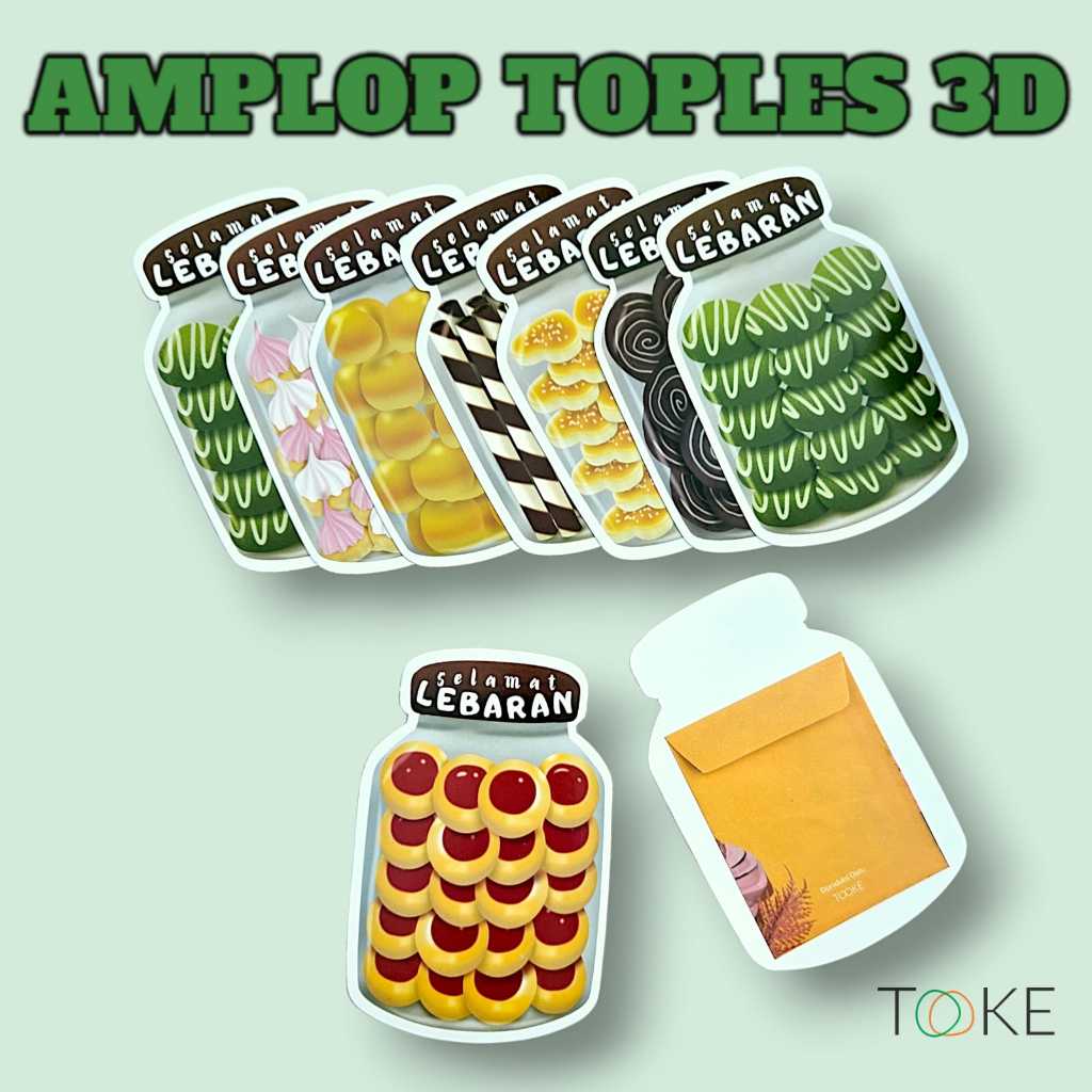 

AMPLOP LEBARAN 3D TOPLES / AMPLOP TOPLES 3D IDUL FITRI 2024 by. TOOKE