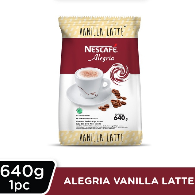 

NESCAFE Vanilla Latte Kopi Vanila Nestle Profesional