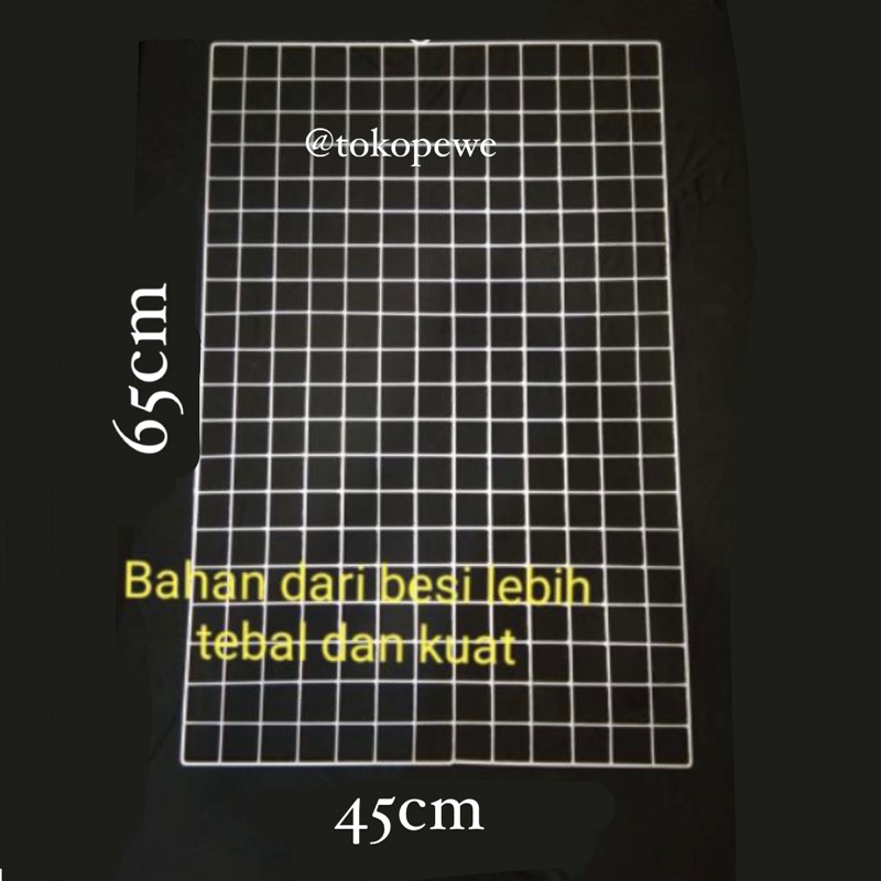 RAM DINDING 45x65 cm/Jaring Ram Besi Dinding Ukuran 45x65cm Gantungan