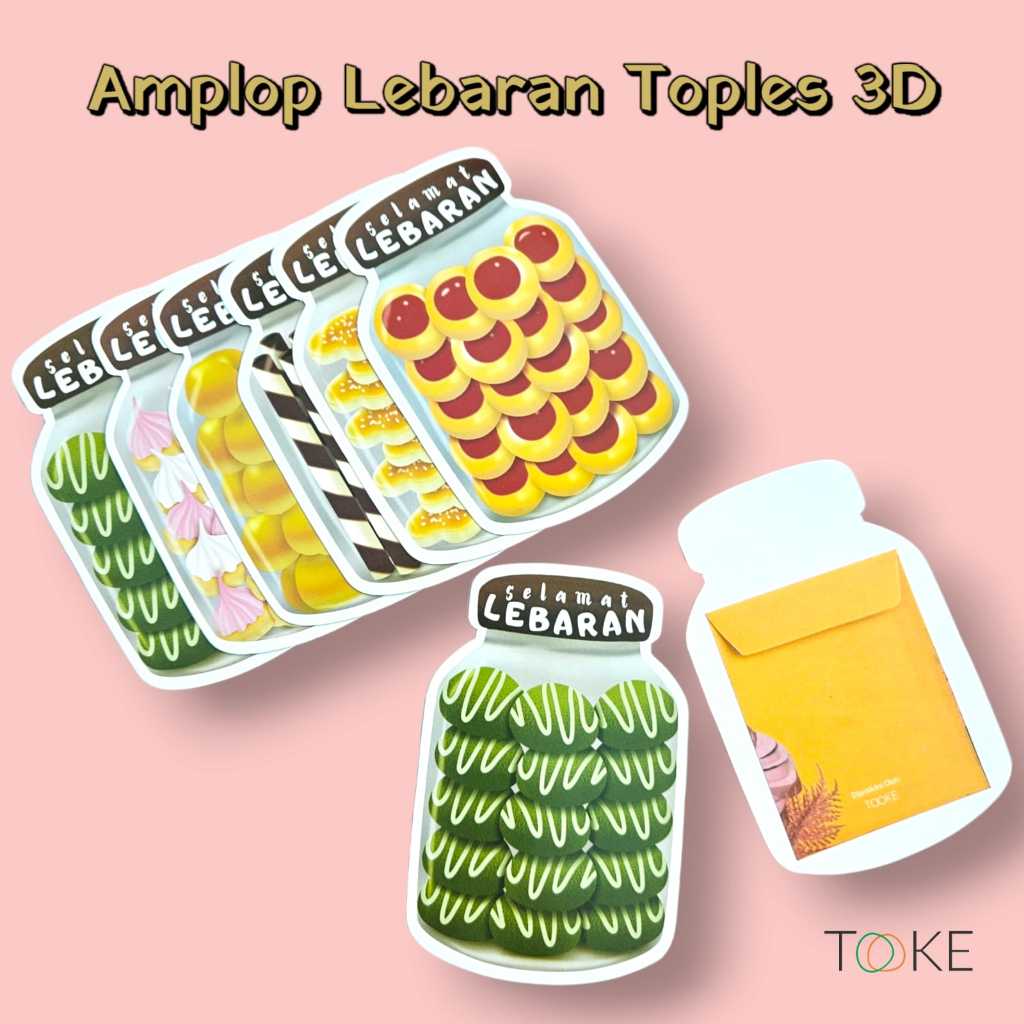 

AMPLOP LEBARAN 3D TOPLES / AMPLOP TOPLES 3D IDUL FITRI 2025 by. TOOKE