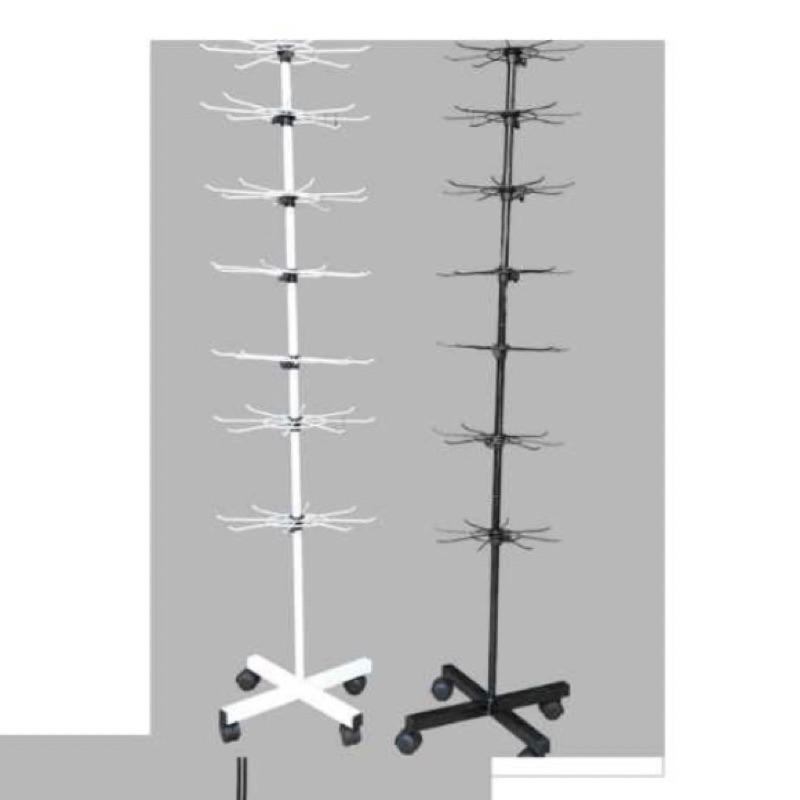 Rak Display putar Matahari 7 susun gantungan aksesoris display