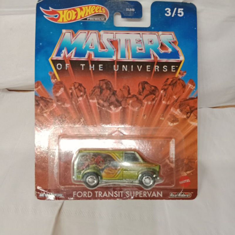 hot wheels, premium, ford transit super van