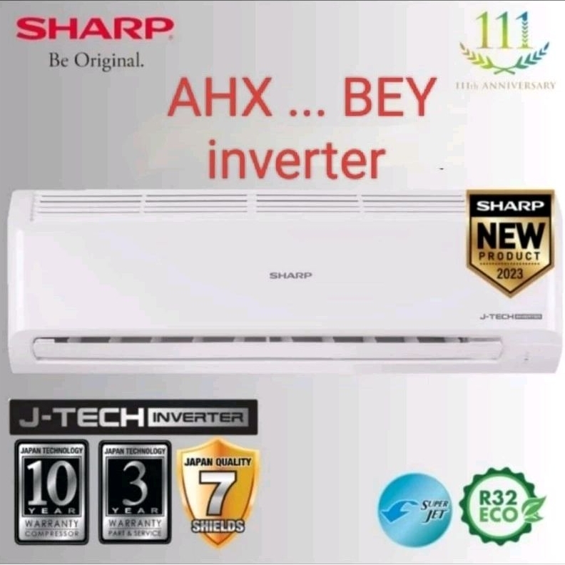promo murah ac sharp 1pk inverter ahx10bey ahx 10bey paket pasang 3m Pipa merk hoda