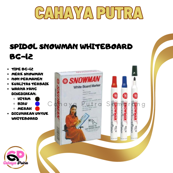 

SPIDOL WHITEBOARD HITAM / BIRU / MERAH