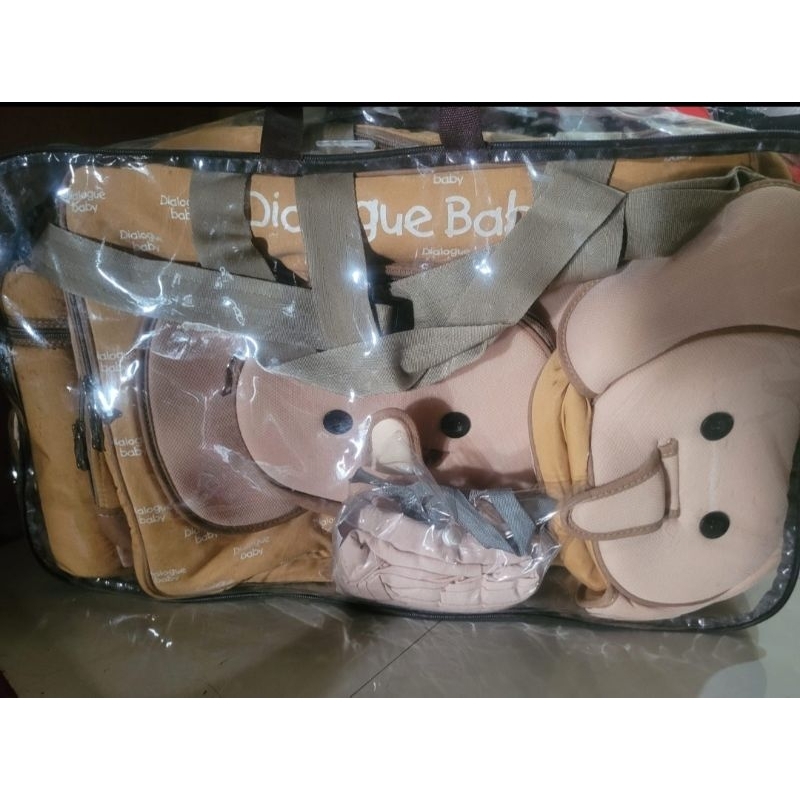 Tas Baby Dialogue Motif Gajah Besar