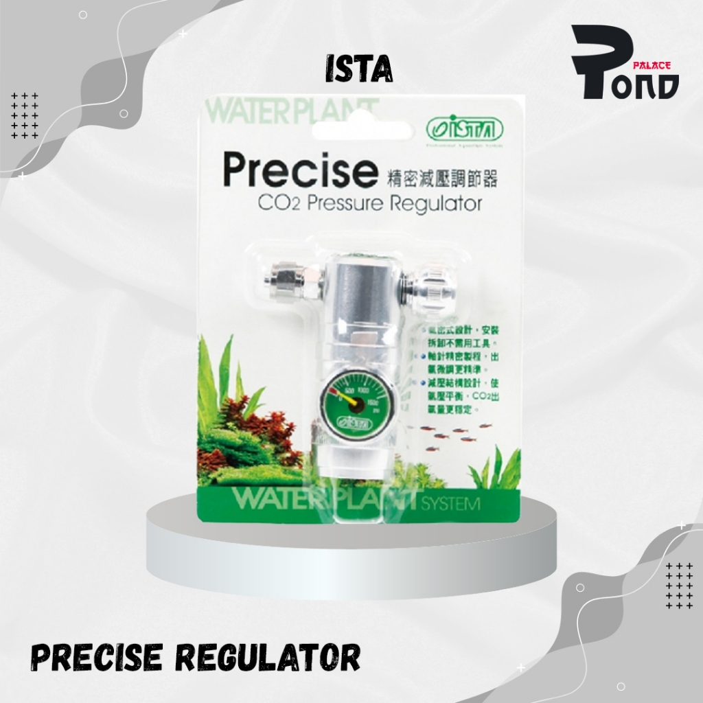 Regulator Co2 Ista Precise Co2 Pressure Regulator Aquascape