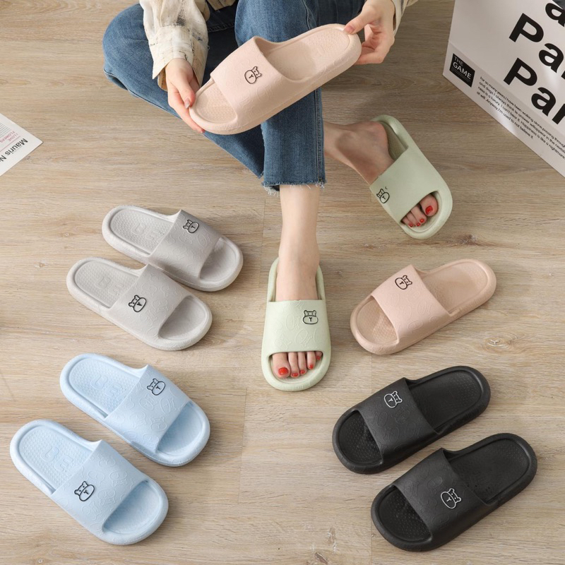 sandal selop karet rumahan karet jelly korea EVA LDG 2252B