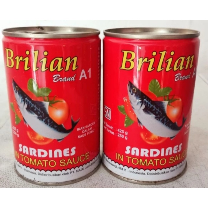 

PROMO SARDEN MURAH!!PAKET 3 PCS SARDEN BRILIAN 155GR!!HARGA HEBOH