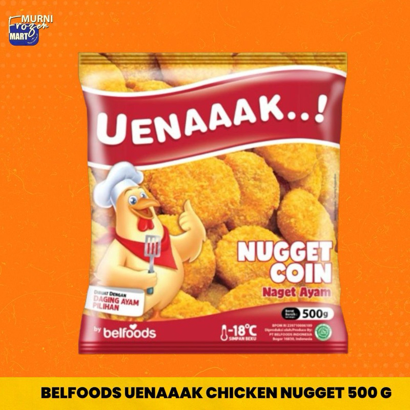 

Belfoods Uenaaak Chicken Nugget 500 G