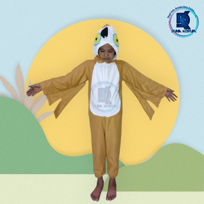 KOSTUM ANAK BURUNG HANTU|KOSTUM ANAK|KOSTUM DEWASA|KOSTUM CARNAVAL DAN PENTAS SENI|BAJU ONSIE BINATA