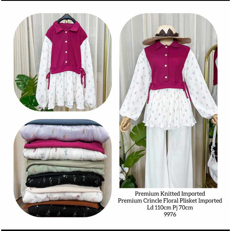 Atasan knit busui by Bettina