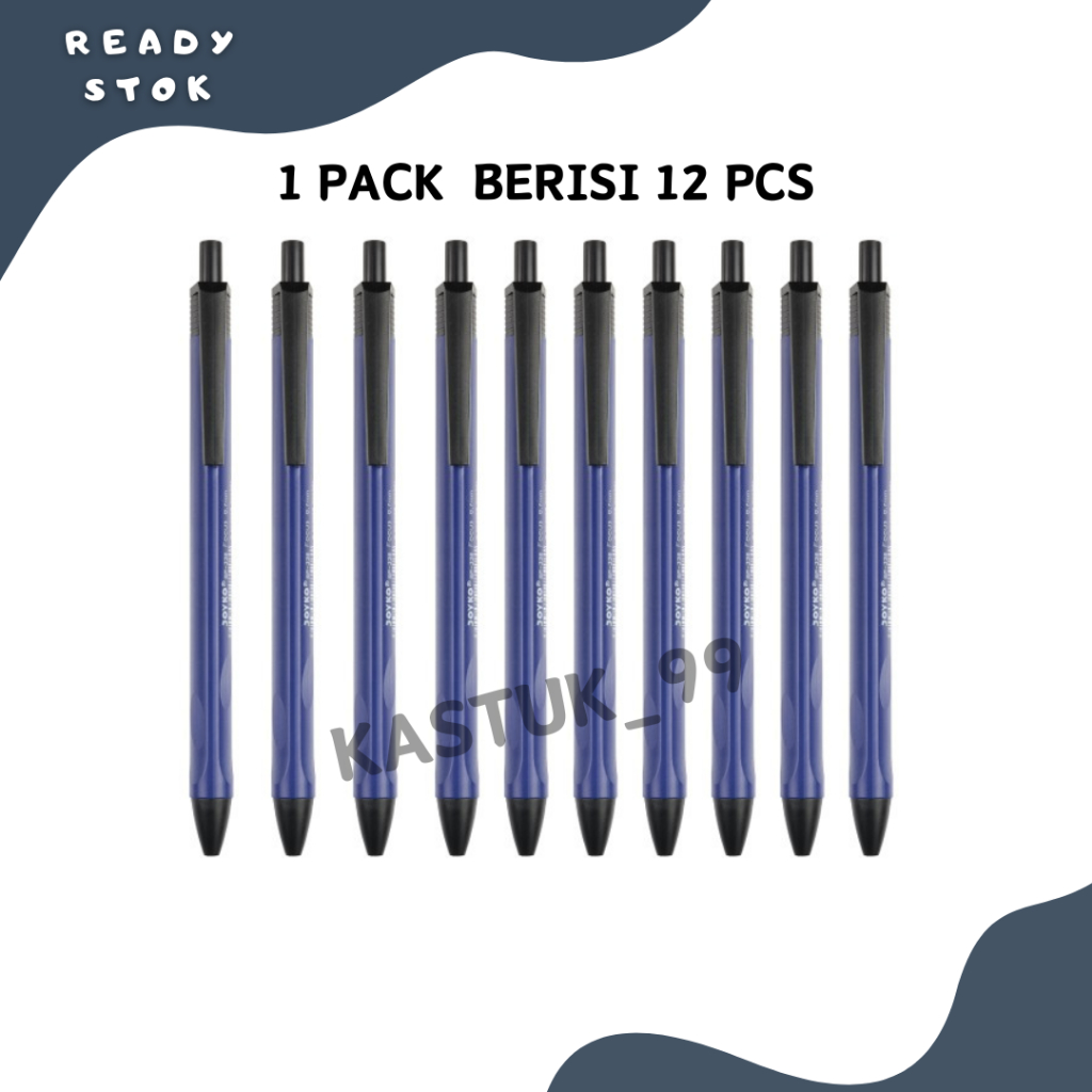 

PULPEN / BOLPOIN / BALL PEN BP-338 VOCUS BLUE (PACK)