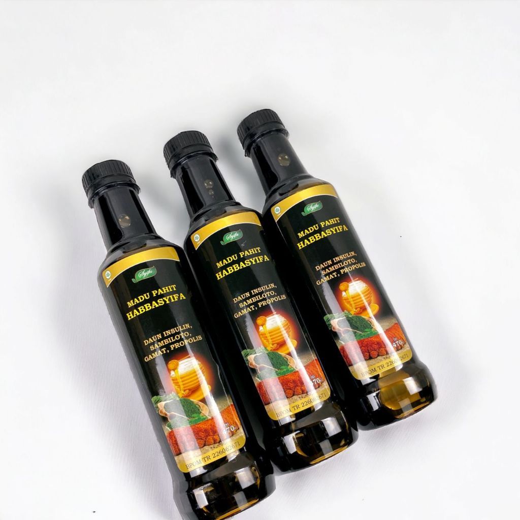 

p4yu MADU HITAM PAHIT HABBASYIFA Kemasan isi 470gr