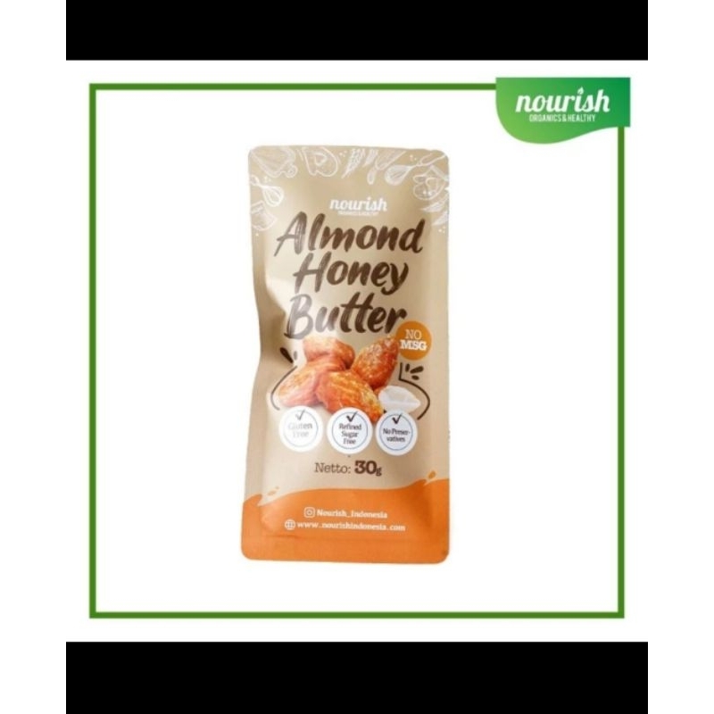 

Almond/Honey/Butter/Rasa/Madu/Nourish/Sehat/Cemilan/30gr