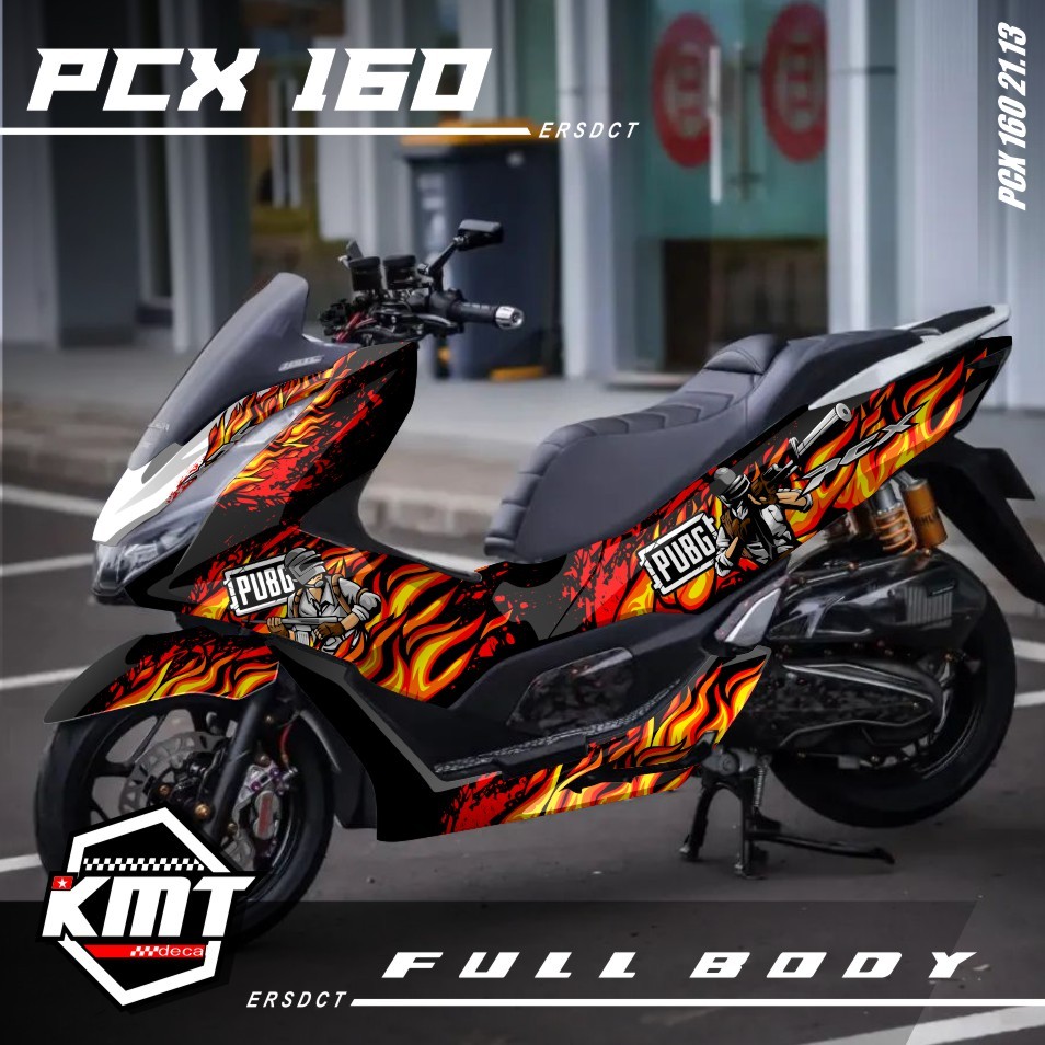Decal Sticker Honda PCX 160 2021 Fullbody New Desain  KMT.21.13