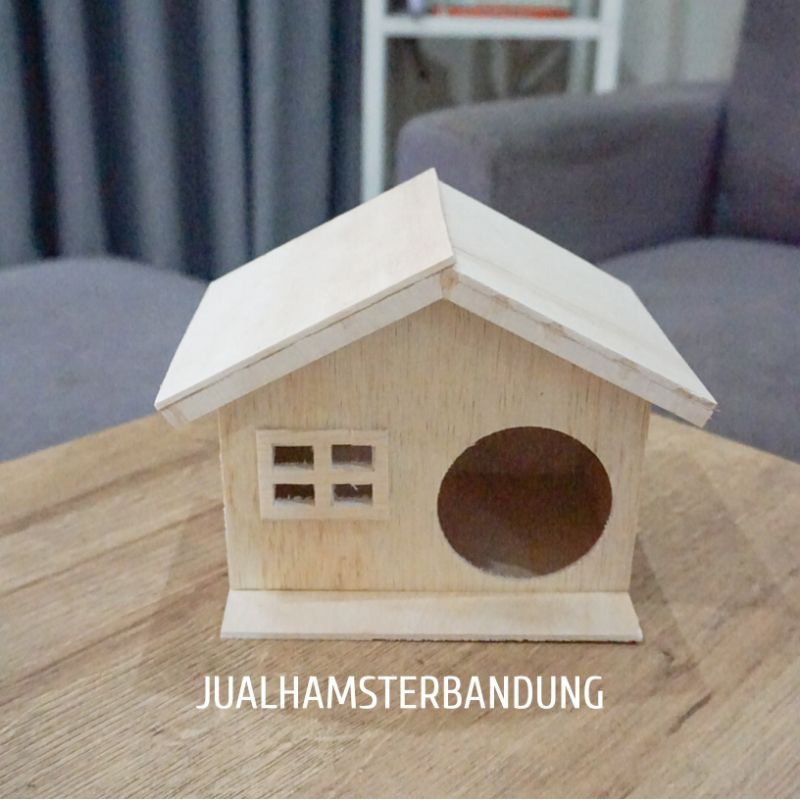 Rumah Hamster | Rumah Kayu Hamster | Mainan Hamster