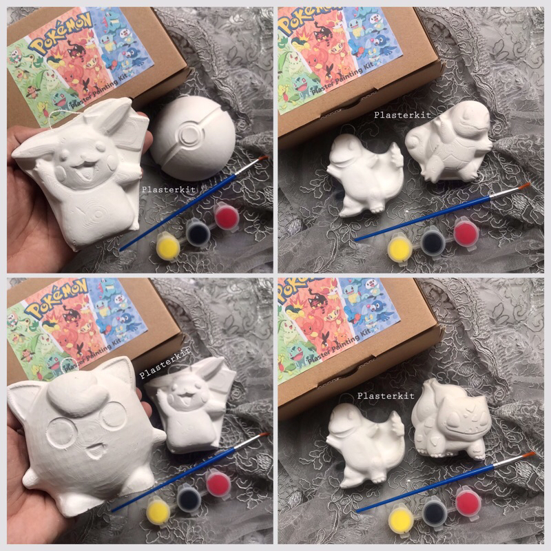 Mainan Edukasi Anak DIY Painting Gypsum Kit Melukis Mewarnai Patung Gypsum patung lukis Mainan Mewar