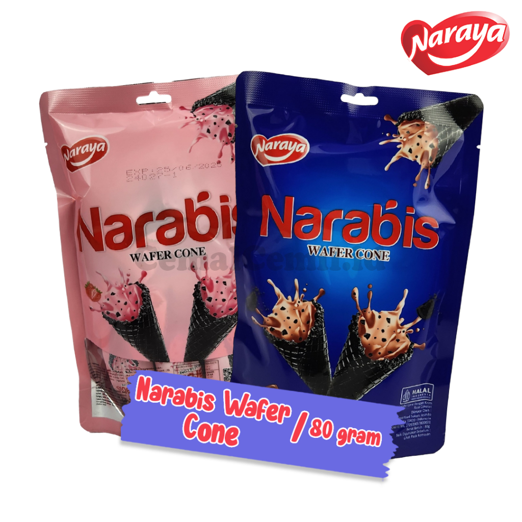 

Naraya Narabis Wafer Cone 80gr Isi 10pcs