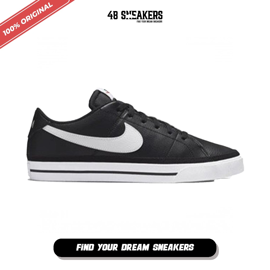 Sepatu Pria Nike Court Legacy Black (DH3162-001) Original