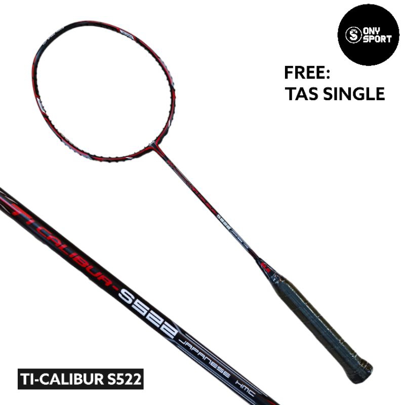 RAKET SLR BADMINTON TI-CALIBUR S521 S522 NEW ORIGINAL