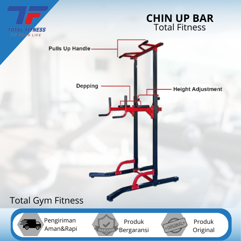 Alat olahraga Chin Up Bar  Total gym surabaya peninggi badan