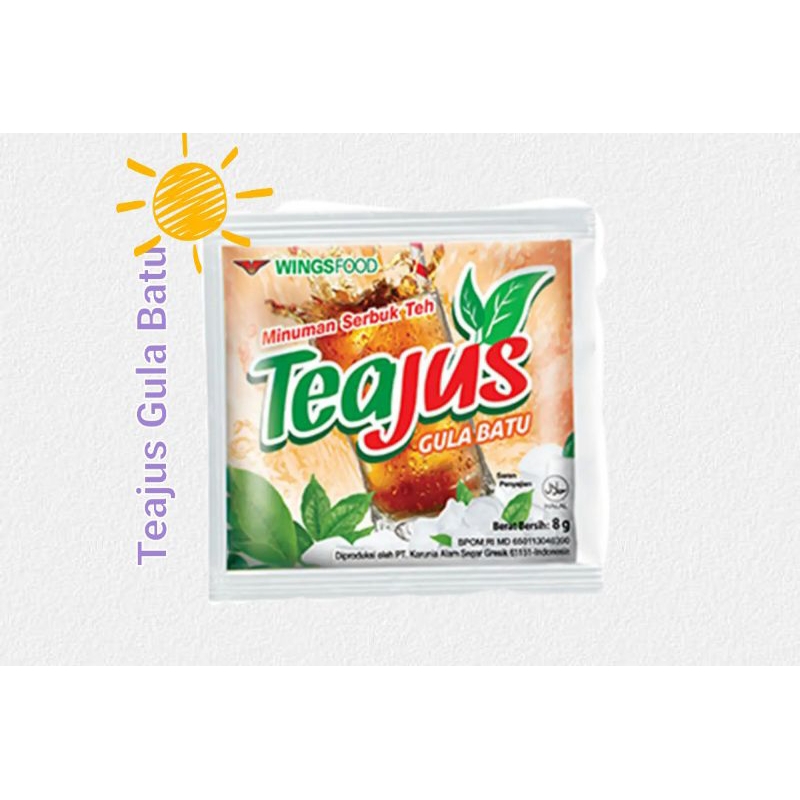 

Rasa Rasa Teajus Gula Batu isi 6 Renceng atau 60 sachet