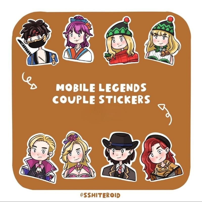 

Sticker Game Mobile Legends Vinyl Anime Game Satuan